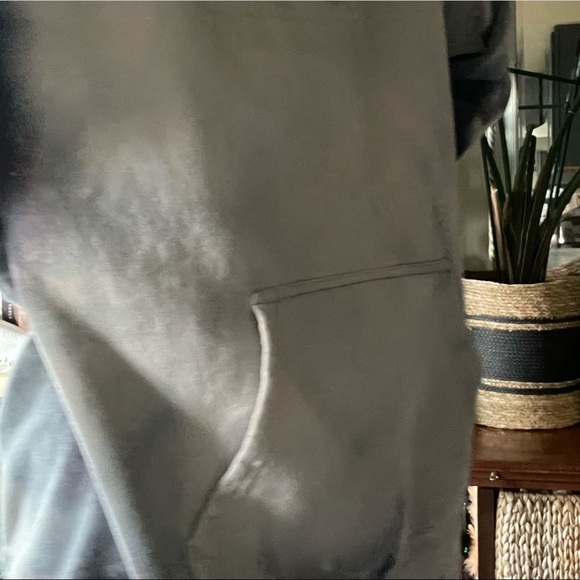 Hand dyed bleached Orcas Island San Juan islands oversized hoodie sweatshirt - Picture 13 of 15